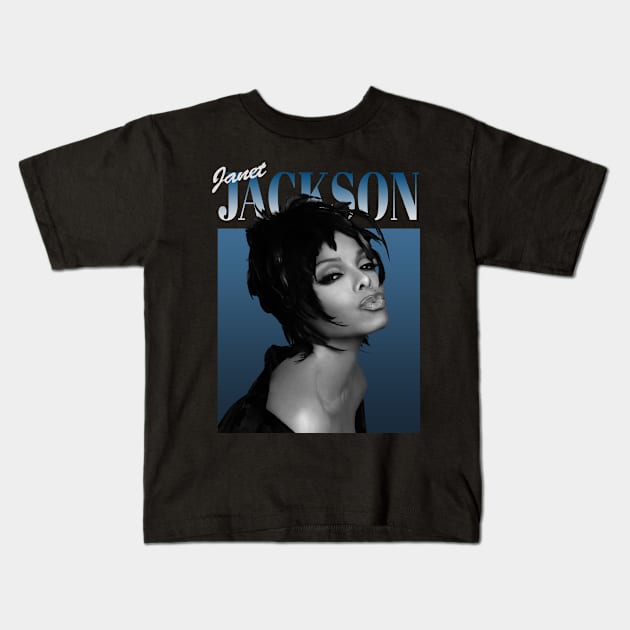 Janet Jackson Kids T-Shirt by instri